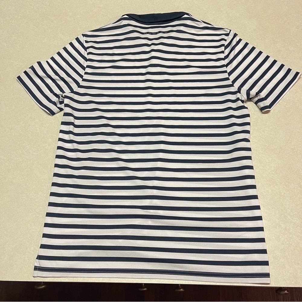 Oakley Bicolor Striped Golf Polo regular fit mens size L - Picture 4 of 6